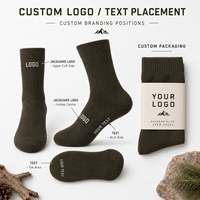 Chaussettes de sport professionnelles personnalisées, concevez votre propre logo, chaussettes de course épaisses, chaussettes de sport unisexes personnalisées pour l'extérieur