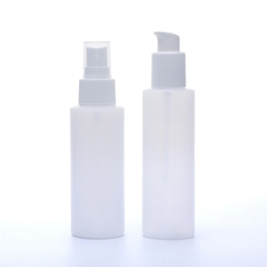 New Arrival Custom Label Empty 100ml HDPE Frosted Plastic <b>Pump</b> Cap Bottles Cosmetic Packaging for Lotion Serum - Product Image 1
