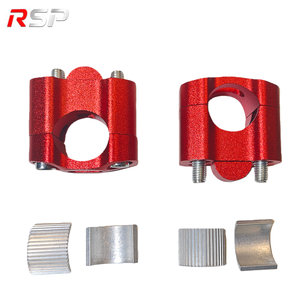 Adaptor Klem Pengangkat Setang Motor CNC Aluminium 22mm hingga 28mm Universal 1 Set - Product Image 5