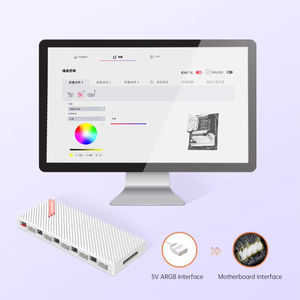 Support OEM COOLMOON Ordinateur de jeu <span class=keywords><strong>Argb</strong></span> <span class=keywords><strong>pwm</strong></span> pc case Fan <span class=keywords><strong>Hub</strong></span> <span class=keywords><strong>PWM</strong></span> 4Pin * 10 5V 3Pin * 10 port avec magnétique Pc <span class=keywords><strong>Argb</strong></span> <span class=keywords><strong>Pwm</strong></span> <span class=keywords><strong>Hub</strong></span> Splitter - Product Image 2