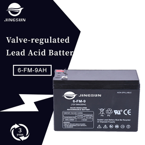 Jingsun מכירה חמה 12v 9ah עופרת חומצה סוללה חיים ארוכים מחזור סוללה agm אספקה במפעל זול - Product Image 4