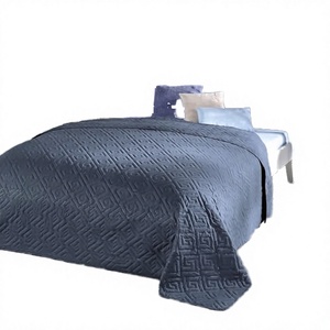 Copriletto Premium in Poliestere Blu Lavabile per Letto Singolo, Tinta Unita per Camera da Letto 140 X 210 cm - Product Image 4