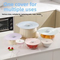 Couvercle pliable en silicone anti-débordement et anti-poussière, design bicolore pour casseroles et bols de cuisine, moderne, minimaliste, réutilisable, à ventouse