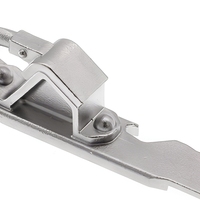 Raccord de serrage sur mesure en acier inoxydable moulé avec précision en sol de silice