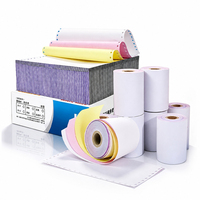 Papier autocopiant continu pour imprimantes matricielles et formulaires multiples