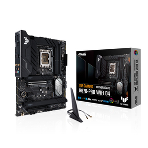 Carte mère de jeu <span class=keywords><strong>TUF</strong></span> GAMING H670 PRO WIFI ATX avec 128 Go de DDR4, prise en charge du socket Intel LGA 1700, processeur de 12e génération 12600K 12700K 12900K - Product Image 1