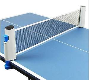 Ensemble de <span class=keywords><strong>ping</strong></span>-<span class=keywords><strong>pong</strong></span> portable avec filet rétractable, 2 raquettes et 3 balles pour le tennis de table, jouet de balle amusant pour l'intérieur et l'extérieur - Product Image 2