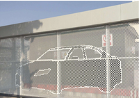 Panneaux de mur-rideau en alliage d'aluminium sur mesure avec revêtement PVDF, anti-corrosion et écologiques, pour la décoration extérieure des bâtiments