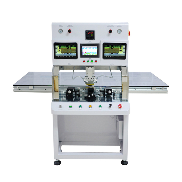 Small COF Bonding Machine TV Flex Cable Hot Pressing LCD Screen Repair Machine With Two Screen