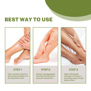 <strong>Best</strong> Selling 100% Natural Organic Herbal Leg Pain Relief <strong>Cream</strong> for Swelling <strong>Varicose</strong> <strong>Vein</strong> Repair <strong>Cream</strong> - Product Image 2