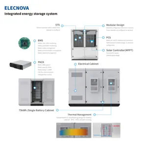 Renewable Wind/Solar Energy 150kw 225kwh PCS BESS ESS Energy Storage System