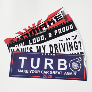 UV kháng vui thiết kế PVC xe cơ thể cửa sổ Decal Bumper gia đình Xe Sticker - Product Image 3