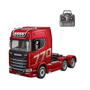 Camión Semi RC HUINA 1501 19CH <span class=keywords><strong>Scania</strong></span>-770s-v8 Escala 1/18 de Grado Hobby, Coches de <span class=keywords><strong>Control</strong></span> <span class=keywords><strong>Remoto</strong></span> con Remolque Metálico para Adultos y Niños - Product Image 1