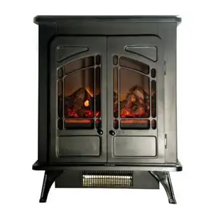 Điện lò sưởi chimenea bioethanol tự nhiên trang trí nội thất OEM/ODM phổ biến gas gang TV đứng lò sưởi gas van