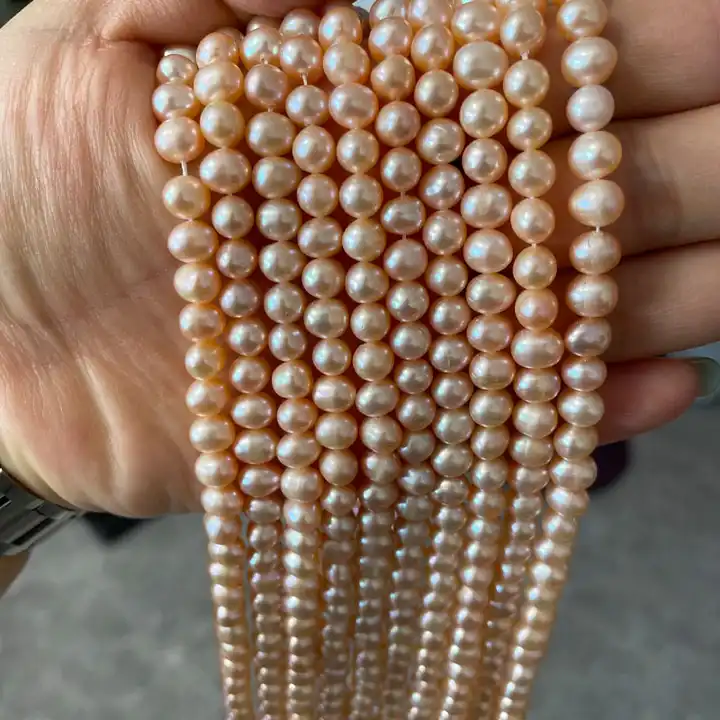 4a wholesale natural freshwater pearl necklace