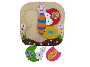 Enfants Maternelle Préscolaire Perplexe Soulevées Puzzle Petits Nombres En Bois Jouets - Product Image 3