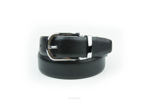 2014 nouvelle boucle ardillon en argent décontracté en cuir Jeans ceintures pour hommes avec boucle en alliage <span class=keywords><strong>ceinture</strong></span> noire - Product Image 4