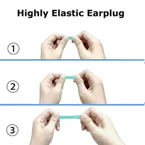 Wholesale Quality 60 Pairs Safety Earplugs Soft Foam Ear Plugs For Sleeping Noise Cancelling Anti Noise Ear Plug