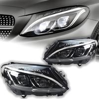 Nouveaux phares LED 12V 6000K pour Mercedes-Benz Classe C W205 (2013-2018) C180/C200/C260