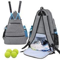 Sac de rangement pratique pour raquettes de tous sports, pour femmes et hommes, pour ranger des raquettes de tennis, des pagaies de pickleball, des raquettes de badminton, sac de pickleball