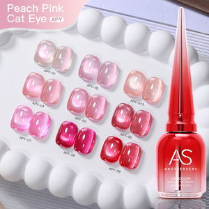 <span class=keywords><strong>Vernis</strong></span> à ongles magnétique œil de chat rose-<span class=keywords><strong>rouge</strong></span> 15 ml AS Private Label, gel scintillant <span class=keywords><strong>semi</strong></span>-<span class=keywords><strong>permanent</strong></span> UV pour nail art - Product Image 3