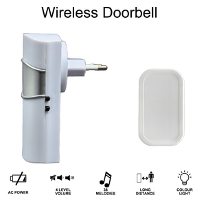 Sonnette de porte multifonctionnelle pour la maison, téléphone de porte audio, prix d'usine, sonnette de porte intérieure en option, prise US EU UK, <span class=keywords><strong>carillon</strong></span> de sonnette - Product Image 4