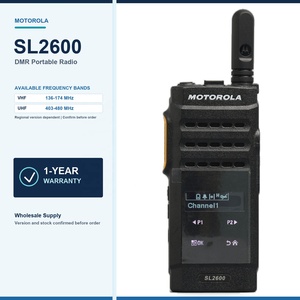 Radio Portátil Original <span class=keywords><strong>Motorola</strong></span> SL2600 MOTOTRBO DMR, 256 Canales, Teclado Virtual OLED <span class=keywords><strong>para</strong></span> Hostelería, Kit al por Mayor - Product Image 1