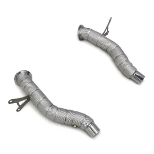 Upgrade High Performance Exhasut Downpipe For Ferrari 458 4.5 2013-2016 Stainless Steel exhaust pipes Racing parts