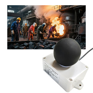 Tester di misurazione del sensore di temperatura a bulbo umido a sfera nera per Monitor di Stress termico professionale Wbgt indice di calore - Product Image 5