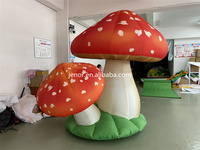 Ballon gonflable en forme de champignon, éclairage magique, décoration pour fête du Festival Alice