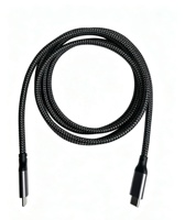 Cable USB C Industrial Personalizado de Alta Velocidad, Cable de Datos de Nylon para Computadora, Longitud Personalizada, Logotipo en la Carcasa, Venta Directa de Fábrica al Por Mayor
