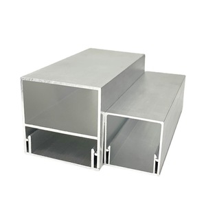 Tube carré en aluminium Igin 40x40mm, profil ouvert, surface polie, pour l'industrie de la construction et de la décoration - Product Image 4