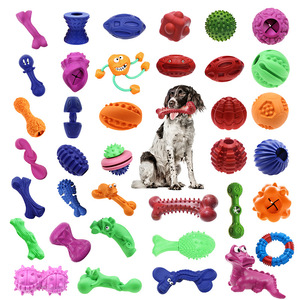 Çin Malı, Diş Temizliği ve Azı Dişi Sağlığı İçin Düz Desenli, Özelleştirilmiş, Çevre Dostu Kauçuk Köpek Oyuncakları (Büyük Köpekler İçin) - Product Image 1