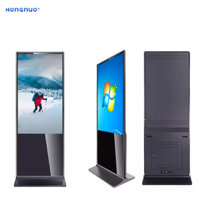 Pantalla de Señalización Digital de Alta Definición HONGNUO, Soporte de Pie para Pantalla LCD de Interior, Fácil Instalación, Larga Vida Útil, Uso Comercial - Product Image 1