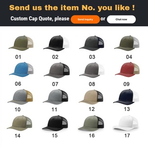 Venta al por mayor Gorra <span class=keywords><strong>Richardson</strong></span> 112 Original Trucker Sombreros Gorra con logotipo personalizado en blanco <span class=keywords><strong>Richardson</strong></span> 115 Sombreros Trucker Sombreros para hombres - Product Image 3