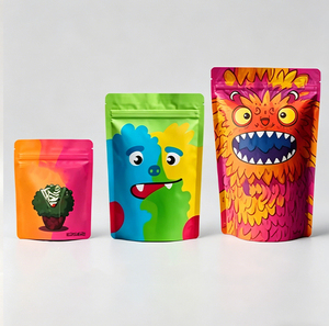Bolsas de Poliéster Impresas Personalizadas a Prueba de Olores, Grado Alimenticio, con Cierre de Cremallera para Almacenamiento de Alimentos (3.5g/7g/14g), MOQ de 100 Unidades - Product Image 2