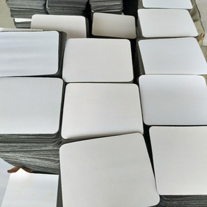 แผ่นรองเมาส์ยางพิมพ์ลายตามสั่งสำหรับเล่นเกมส์ แบบ OEM  แผ่นรองเมาส์เปล่าสีขาวฐานยาง สำหรับงานพิมพ์แบบรีดร้อน - Product Image 1