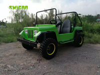 SWICOO Mini Jeep Électrique 1500W de Haute Qualité avec Moteur Brushless, 4 Roues, Voiture de Tourisme UTV Buggy à Vendre