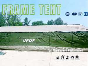 Heavy Duty 10x10 Steel <b>Frame</b> <b>Canvas</b> Wall Tent with 100 Seater Four-Season Double Layer One Bedroom for Sale in South Africa - Product Image 4