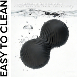 Pelota de Masaje Doble de Lacrosse de Material PU, Resistente al Agua, para Relajación Muscular, Fitness y Deportes - Product Image 2