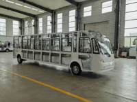 Bus électrique personnalisé à 23 places, norme Euro 8, autonomie de 100 km, pour le transport urbain et touristique