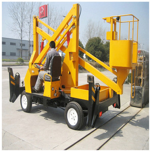 FOTON Échelles d'accès télescopiques aériennes montées sur camion hydraulique de 20m Camion à godet Boom Lift Camion aérien Plate-forme élévatrice pour homme - Product Image 4