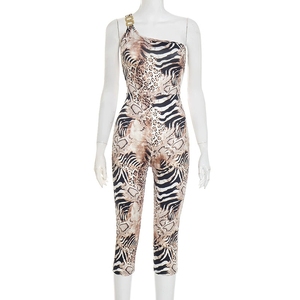 จั๊มสูทกางเกงเจ็ดส่วนแขนกุดพิมพ์ลาย sey ใหม่1004 - Product Image 6