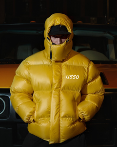 Piumino BINBEIER Antivento in Tessuto di Poliestere/Nylon da Uomo con Logo Personalizzato Giacca Invernale Impermeabile Piumini da Uomo Tinta Unita - Product Image 4