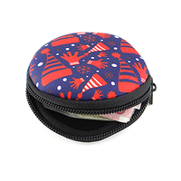 Tas Earphone Sublimasi Penuh, Dompet Anak, Kantong Koin Mini
