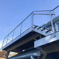 Rampe latérale HIMOWAY pour terrasse extérieure, balustrade et main courante