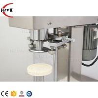 HZPK Machine de Scellage Semi-Automatique Manuelle pour Boîtes en Aluminium, Plastique, Huile et Conserves de Bière