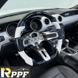 Usine RPPF vente en gros de pièces automobiles meilleure vente de volant en fibre de <span class=keywords><strong>carbone</strong></span> LED pour Ford Mustang 2010-2014 - Product Image 1