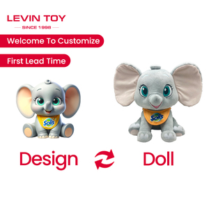 אנימציה מצוירת אישית דמויות ממולאות חיות מחמד בובה כלב וצעצועים אחרים לילדים מלאים בכותנה עמ' - Product Image 3