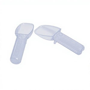 Custom PP <b>Measuring</b> Scoop with Handle for Cosmetic Packaging, Pharmaceutical Powders, Nutraceuticals - Product Image 1